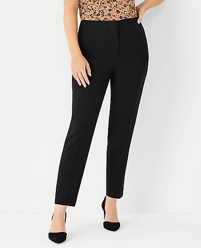 Ann Taylor The Lana Slim Pant - Curvy Fit Size 0 Black Women's