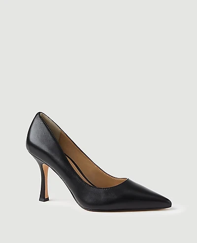 Ann Taylor Mila Leather Pump Shoes Women's