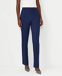 Ann Taylor The Side Zip Straight Pant Bi-Stretch Women's