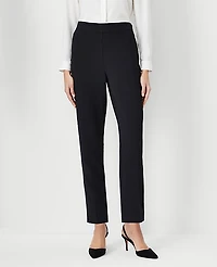 Ann Taylor The Side Zip Ankle Pant Fluid Crepe