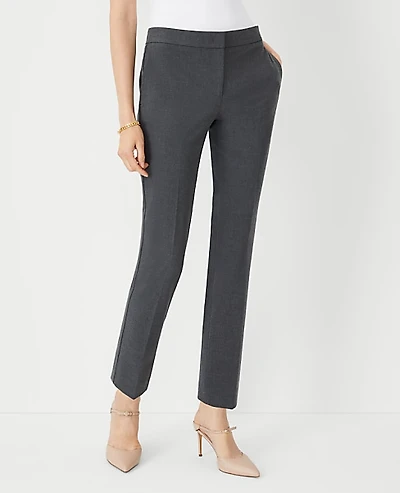 Ann Taylor The Ankle Pant Seasonless Stretch Modern Charcoal Women's