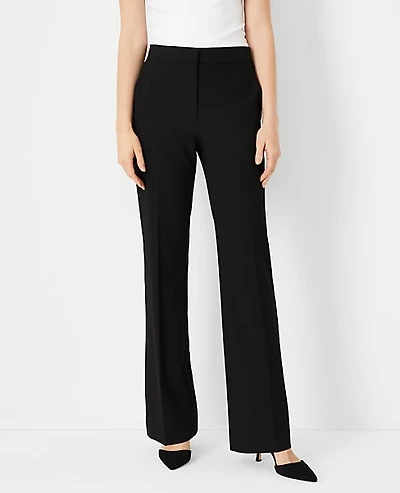 Ann Taylor The High Rise Trouser in Seasonless Stretch Size 4 Core Black Women's