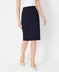 Ann Taylor The Seamed Pencil Skirt Seasonless Stretch Women's