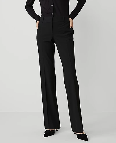 Ann Taylor The Petite Mid Rise Trouser Seasonless Stretch Women's