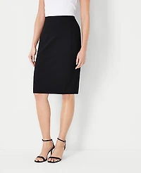 Ann Taylor The Petite Seamed Pencil Skirt Seasonless Stretch Women's