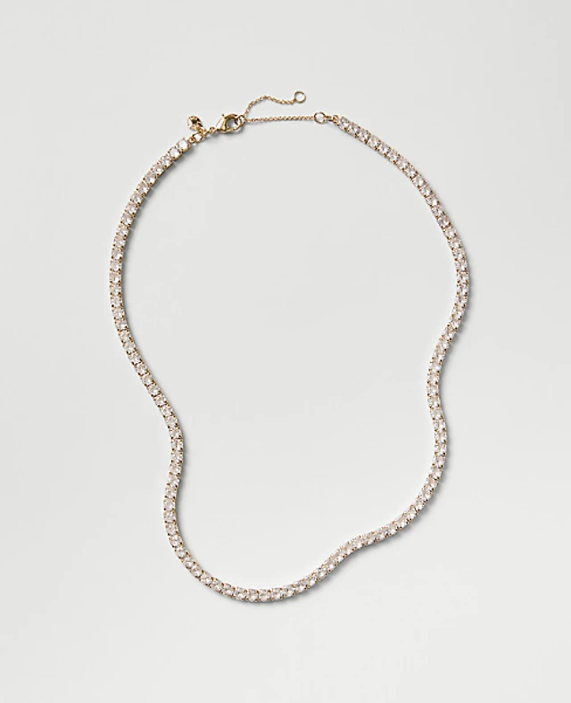 Ann Taylor Tennis Necklace Women's
