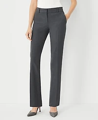Ann Taylor The Straight Pant Seasonless Stretch Modern Charcoal Women's