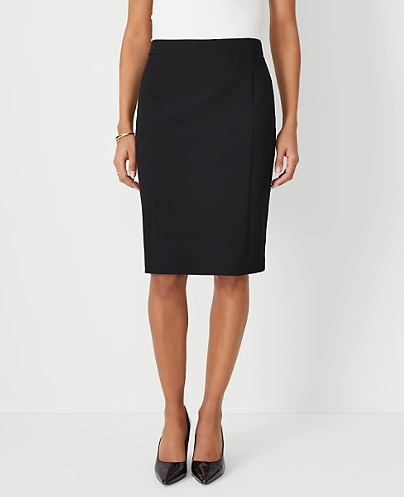 Ann Taylor The Seamed Pencil Skirt Seasonless Stretch — Curvy Fit Women's