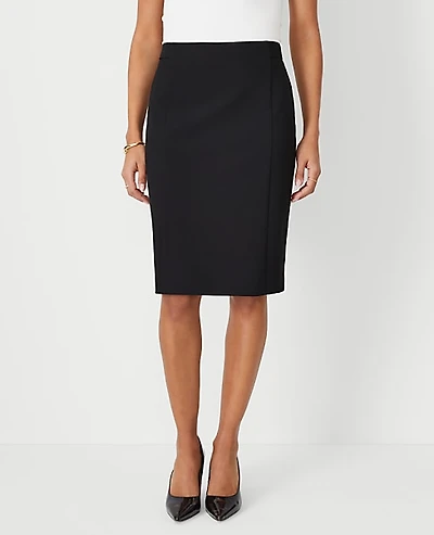 Ann Taylor The Seamed Pencil Skirt Seasonless Stretch — Curvy Fit Women's