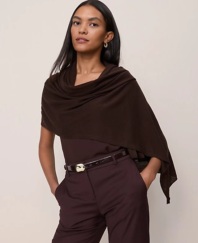 Ann Taylor Oversized Wrap Scarf Women's