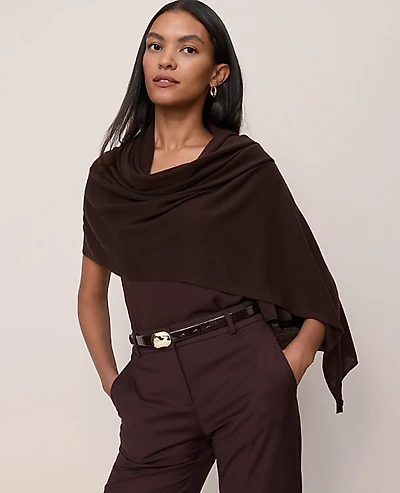 Ann Taylor Oversized Wrap Scarf Women's
