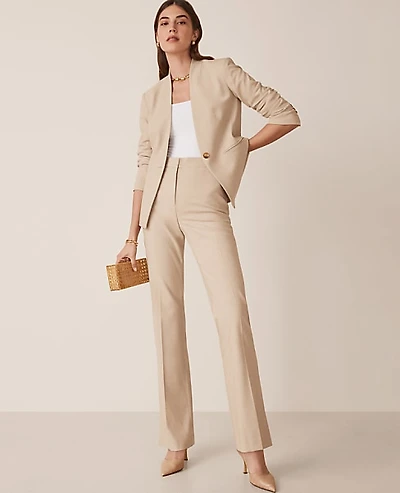 Ann Taylor The High Rise Skinny Trouser Bi-Stretch Toasted Oat Women's