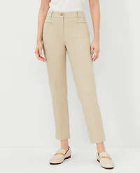 Ann Taylor The Petite Cotton Crop Pant Women's