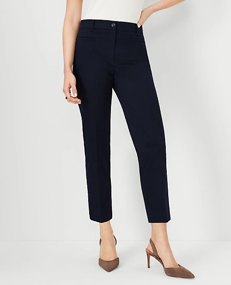 Ann Taylor The Petite Cotton Crop Pant Women's