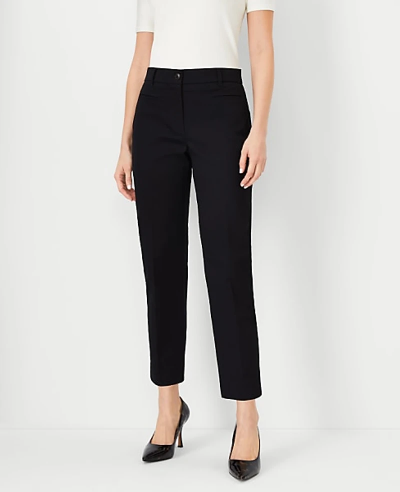 Ann Taylor The Petite Cotton Crop Pant Women's