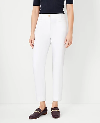 Ann Taylor The Petite Cotton Crop Pant Women's