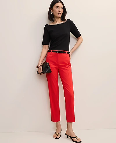Ann Taylor The Tall Cotton Crop Pant Women's