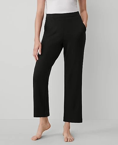 Ann Taylor The Wide-Leg Lounge Pant Size XS Black Women's