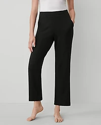 Ann Taylor The Wide-Leg Lounge Pant Size XS Black Women's
