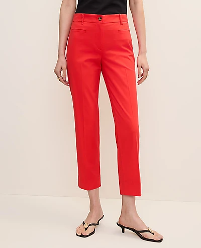 Ann Taylor The Petite Cotton Crop Pant – Curvy Fit Women's