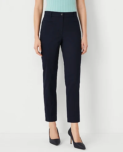 Ann Taylor The Petite Cotton Crop Pant – Curvy Fit Women's
