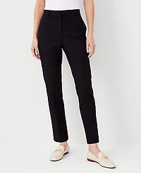 Ann Taylor The High Rise Eva Ankle Pant - Curvy Fit Size 0 Black Women's