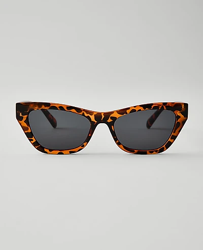 Ann Taylor Cateye Sunglasses Brown Women's