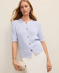 Ann Taylor Elbow Sleeve Cardigan XL Women's