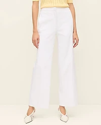 Ann Taylor The Grace Straight Pant — Curvy Fit White Women's
