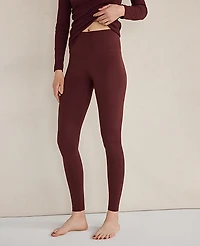 Ann Taylor Haven Well Within Balance 1.0 Leggings Burgundy Women's