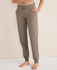 Ann Taylor Haven Well Within Balance Heather Drawstring Joggers Truffle Women's