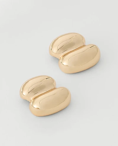 Ann Taylor Double Metal Stud Earrings Women's