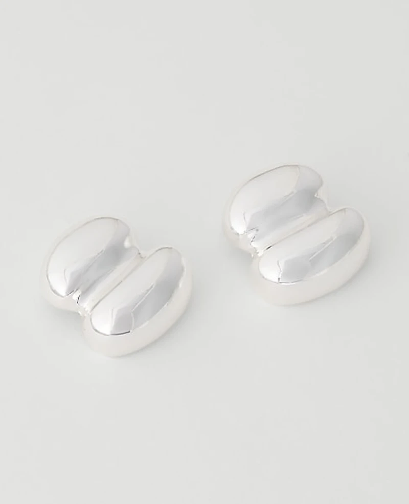 Ann Taylor Double Metal Stud Earrings Women's