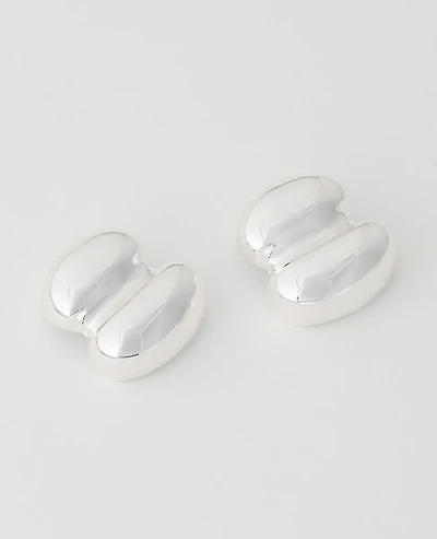Ann Taylor Double Metal Stud Earrings Women's