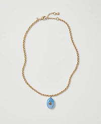 Ann Taylor Stone Pendant Necklace Sky Gazing Women's
