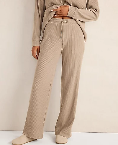 Ann Taylor Haven Well Within Ottoman Rib Straight Leg Pants Women's