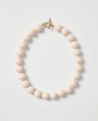 Ann Taylor Stone Statement Necklace Ivory Women's