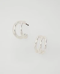 Ann Taylor Double Hoop Earrings Women's