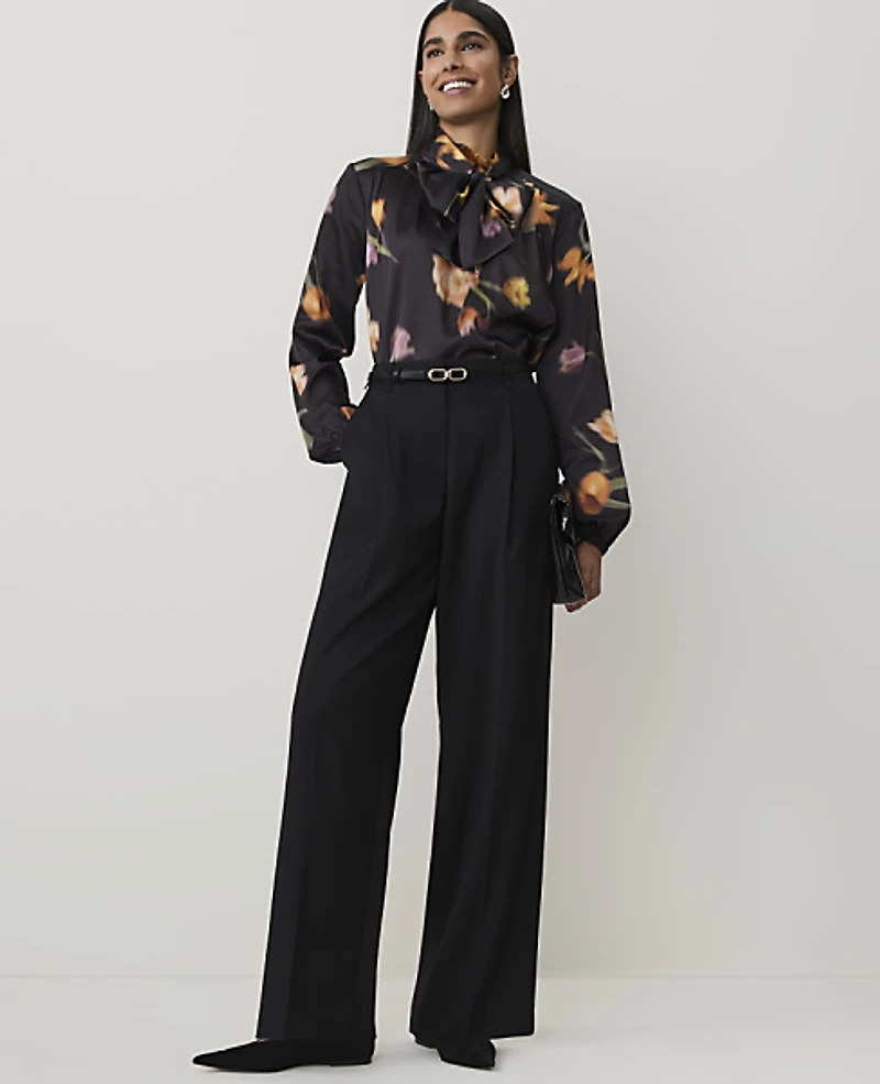 Ann Taylor The Pleated Straight Pant Women's