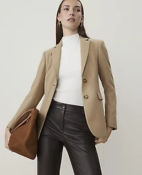 Ann Taylor The Greenwich Blazer Cashew Crunch Women's