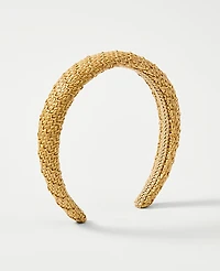 Ann Taylor Woven Straw Headband Natural Women's