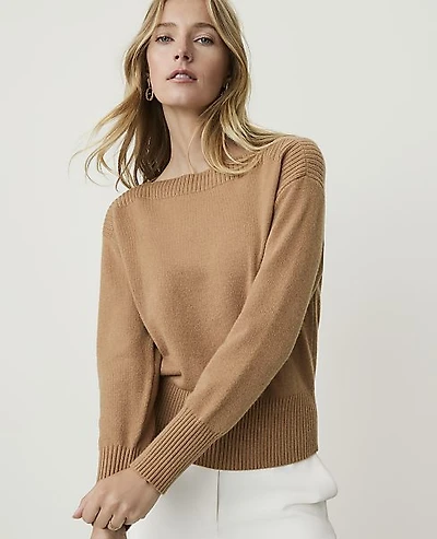 Ann Taylor Boatneck Sweater Women's