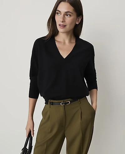Ann Taylor V-Neck Sweater Women's