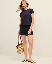 Ann Taylor Weekend Relaxed Short CloudPlush Women's