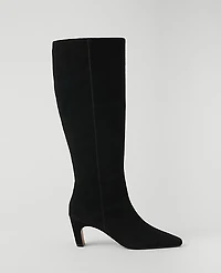 Ann Taylor Suede Skinny Heel Tall Boot Women's