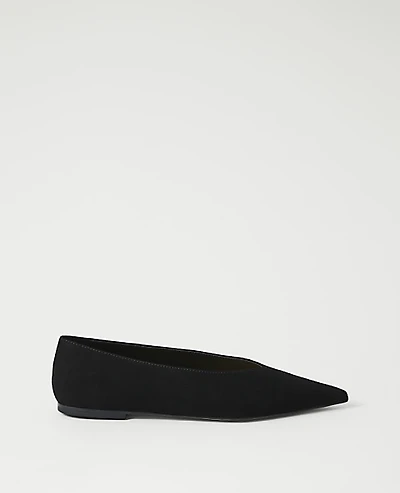 Ann Taylor Suede Ballet Flat Women's