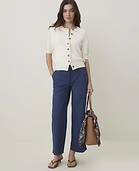Ann Taylor Petite Weekend Straight Ankle Pant Women's