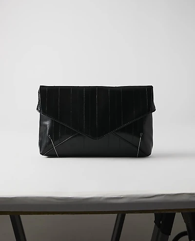Ann Taylor Weekend Envelope Clutch Black Women's
