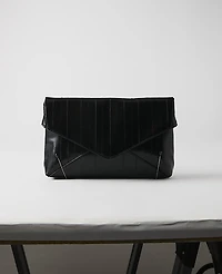 Ann Taylor Weekend Envelope Clutch Black Women's
