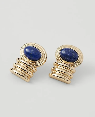 Ann Taylor Lapis Drop Earrings Night Sky Women's
